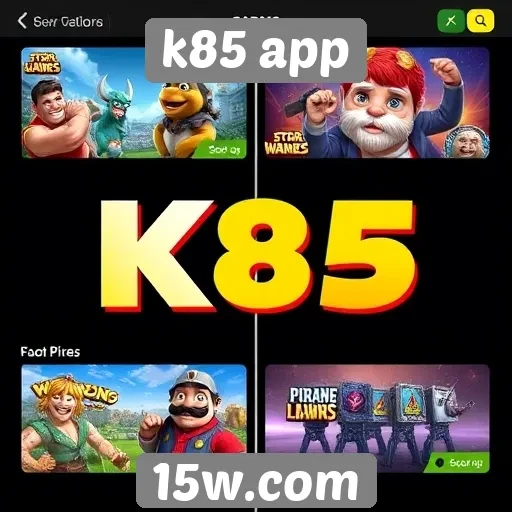Comparação entre k85 app e outros sites de jogos