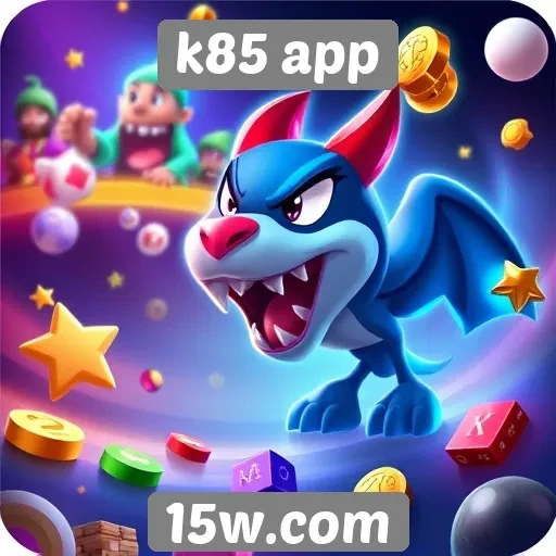 Variedade de jogos disponíveis no k85 app